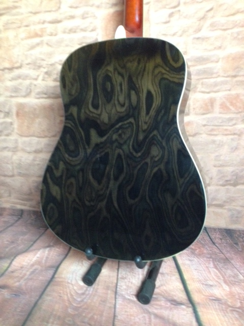 Back of Spruce Acoustic GUitar