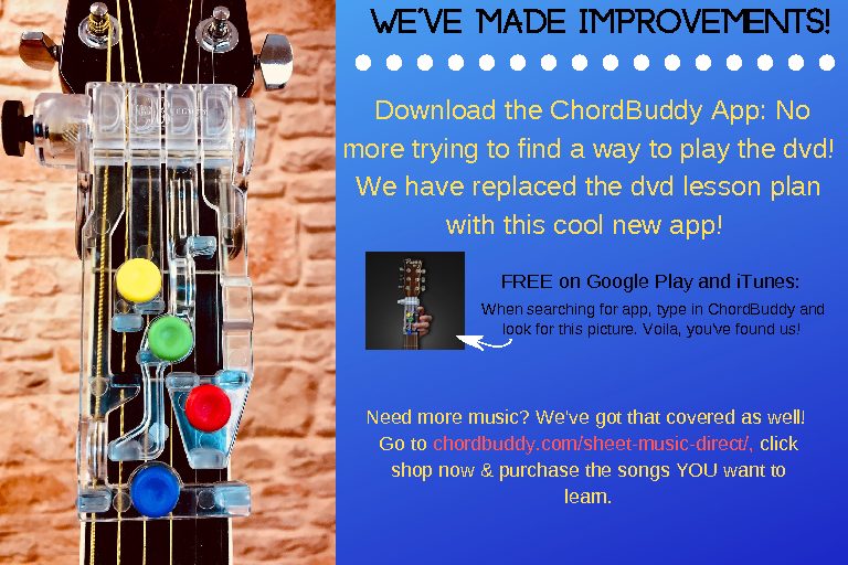 ChordBuddy Chordbuddy Guitar Learning System and Practice Aid 